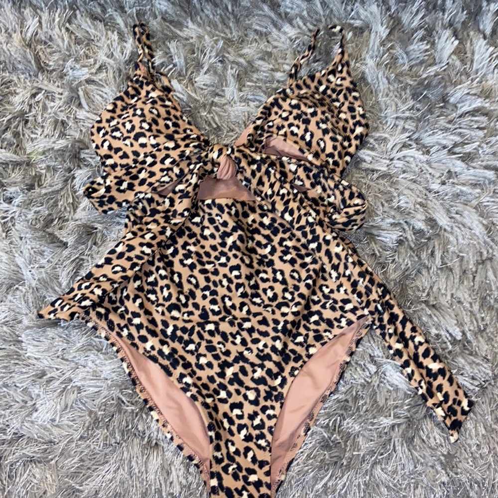 Aerie Leopard Print Swimsuit
